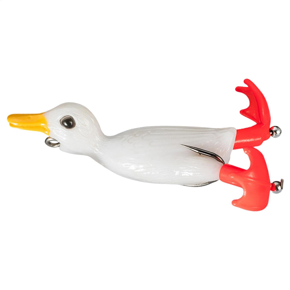 Duck Fishing Lure top-water bait splash with 360-degree action attracts bites.