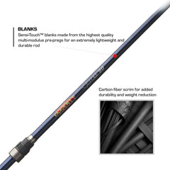 Duckett Fishing Jacob Wheeler 2.0 rod tip view emphasizing casting precision and control.