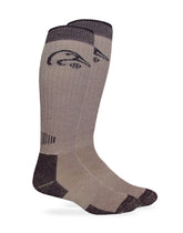 Ducks Unlimited merino wool tall boot sock pair for outdoor wear, comfortable all season warmth.