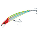 Duel Crystal Minnow R1125-Clown 130mm glints underwater for murky water bites