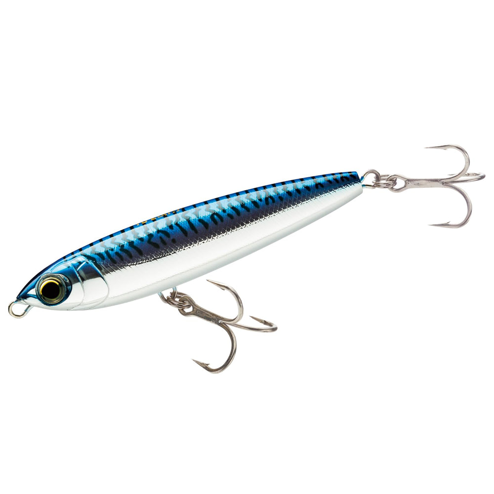 Duel Hydro Pencil Blue Mackerel front view for long casts and visibility