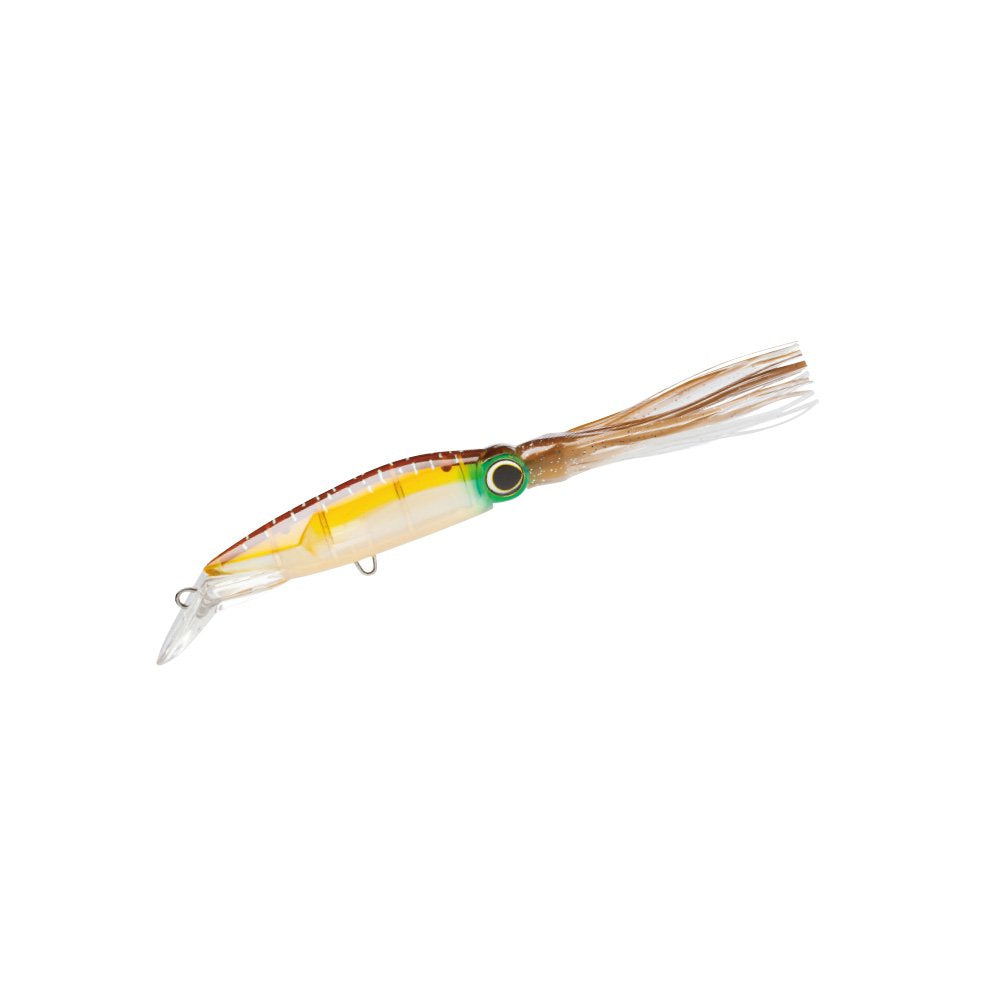 Duel Hydro Squirt Tiger Squid front view: lifelike swimming action for offshore trolling