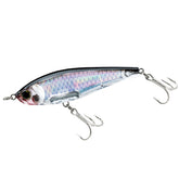 Duel Yo-Zuri 3D Inshore Twitchbait front view with prism shine to attract bites