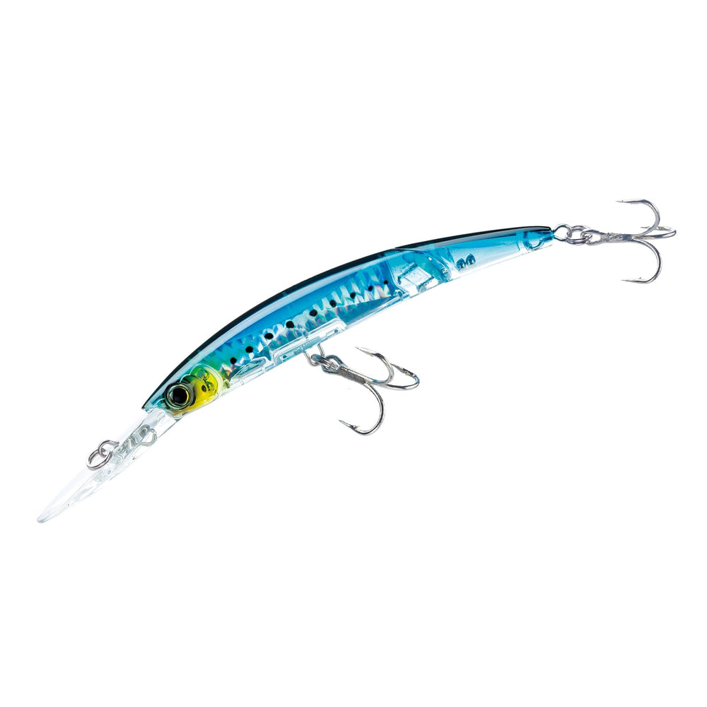 Duel Yo-Zuri Crystal 3D Minnow Deep Diver Sardine lure shown for long casts