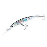 Duel Yo-Zuri Crystal 3D Minnow deep diver lure in silver black for mid-depth casts