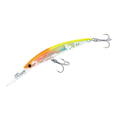 Duel Yo-Zuri Crystal 3D Minnow deep diver orange yellow with vivid prism reflections for deep water