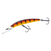 Duel Yo-Zuri Crystal Minnow Deep Diver Walleye 90mm front view for casting and trolling