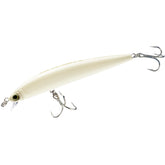 Duel Yo-Zuri Hydro Minnow LC F 150mm Bone front view highlights long-range casting potential.