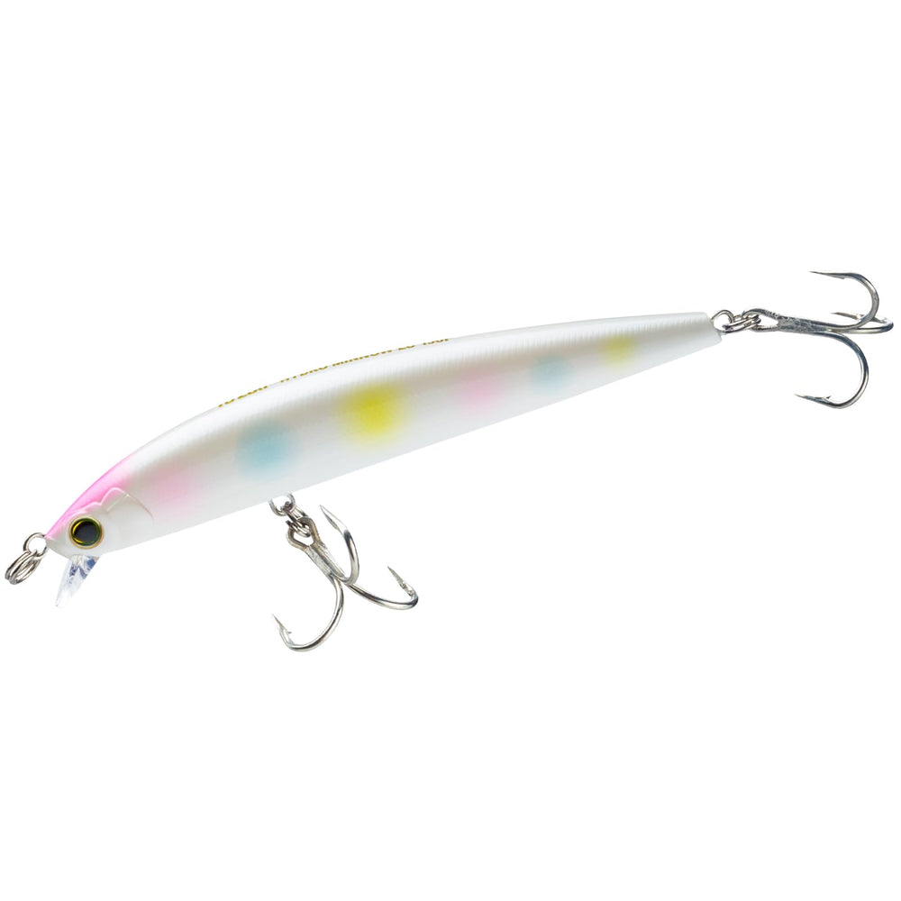Duel Yo-Zuri Hydro Minnow LC Pearl Candy front view for long-range casting