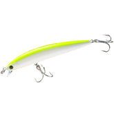 Duel Yo-Zuri Hydro Minnow LC Pearl Chartreuse 170mm side view for long-range casting