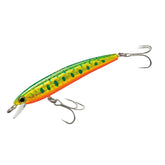 Duel Yo-Zuri Pins Minnow Brook Trout, front view with lifelike pattern for multi-species appeal