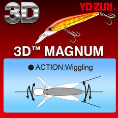Duel Yo-Zuri 3D Magnum shows through-wire durability in tough conditions.