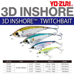 Yo-Zuri 3D Prism finish interior hologram sheet offers lasting flash