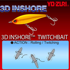 Yo-Zuri R1208-HGBL used in shallow water near grass flats for easy targeting