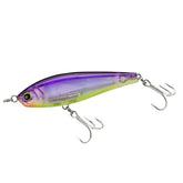 Duel Yo-Zuri R1348-V with 3D prism finish flashing in shallow water.