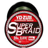 Duel Yo-Zuri Superbraid 600 yd dark green spool enables smooth casts and stealthy line presentation