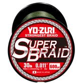 Duel Yo-Zuri Superbraid 600 yd dark green spool enhances stealth casting