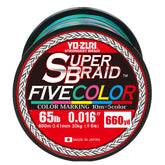 Yo-Zuri Superbraid blue 660yd braid for smooth casts and abrasion resistance