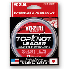 Duel Yo-Zuri Topknot 30yd sinking leader in natural clear for cleaner hits