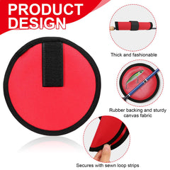 Close-up of durable fishing lure covers guarding sharp hooks