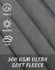 DUKUSEEK wearable blanket functions as a poncho for rain.