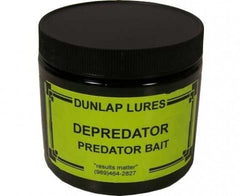 Dunlap's Predator Bait Pint ready for field use attracts coyotes and foxes