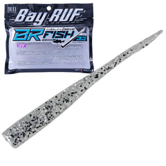 Duo BR Fish 3.3-inch UV Silver lure, front view, ideal for day or night fishing