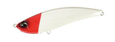 DUO International Raft Rail Maki Flat 155F Pearl Red Head in topwater action for seabass.