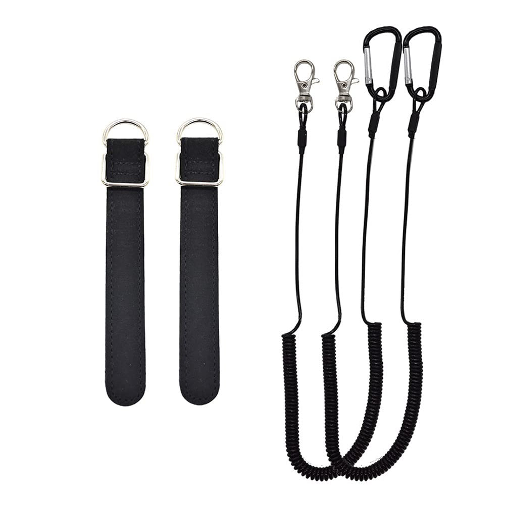 Durable fishing rod ties with stainless steel rings