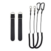 Durable fishing rod ties with stainless steel rings