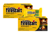 Duraflame 48-pack fire starters for indoor and outdoor use provide quick ignition.