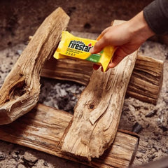 Duraflame Firestart in a cozy indoor fireplace for quick warmth.