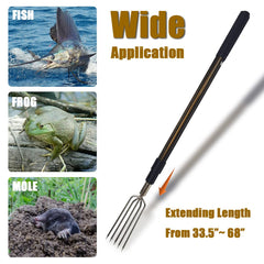 Replaceable harpoon head with 8mm thread