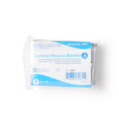 Dynarex Emergency Blanket Silver, individually bagged for hygiene and rapid deployment.