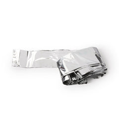 Dynarex Emergency Blanket Silver, unfolded to full length for versatile shelter.