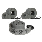 DynoGoods 3 pack fishing rod sleeve gray 7ft - front view
