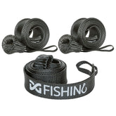DynoGoods fishing rod sleeve 7ft casting rod – front view (3-pack)