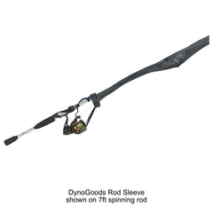 Elastic tip-end loop for hanging DynoGoods rod sleeve