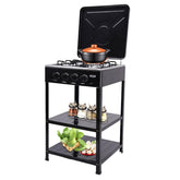 DYRABREST four-burner stove for outdoor cooking and versatile meals