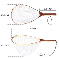 DYTesa catch-and-release net ideal for trout in rivers.