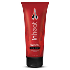 dznuts InHeat embrocation cream 180ml tube warms skin for cold-weather rides.