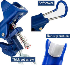 Reinforced nylon bank fishing rod holder showing rust resistant material
