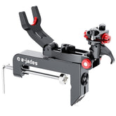 e-jades Heavy Duty Boat Fishing Rod Holder mounted on boat rail