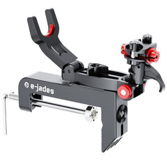 e-jades Heavy Duty Boat Fishing Rod Holder mounted on boat rail