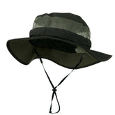 e4Hats charcoal Taslon UV bucket hat, 2XL-3XL, blocks sun for outdoor adventures.