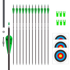 e5e10 31inch carbon arrow pack of 12 for steady practice sessions