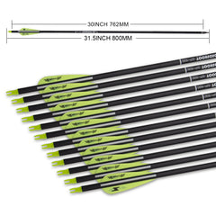 e5e10 carbon-arrow 31inch degradable target paper included for safe practice