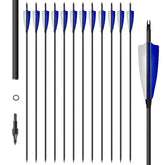 e5e10 carbon arrows 30in blue shaft for consistent target practice.