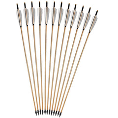 e5e10 white pine arrow body delivers balanced performance for recurve and longbow use.