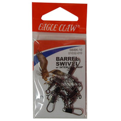 Eagle Claw 01032-010 barrel swivel with interlock snap enabling fast lure changes